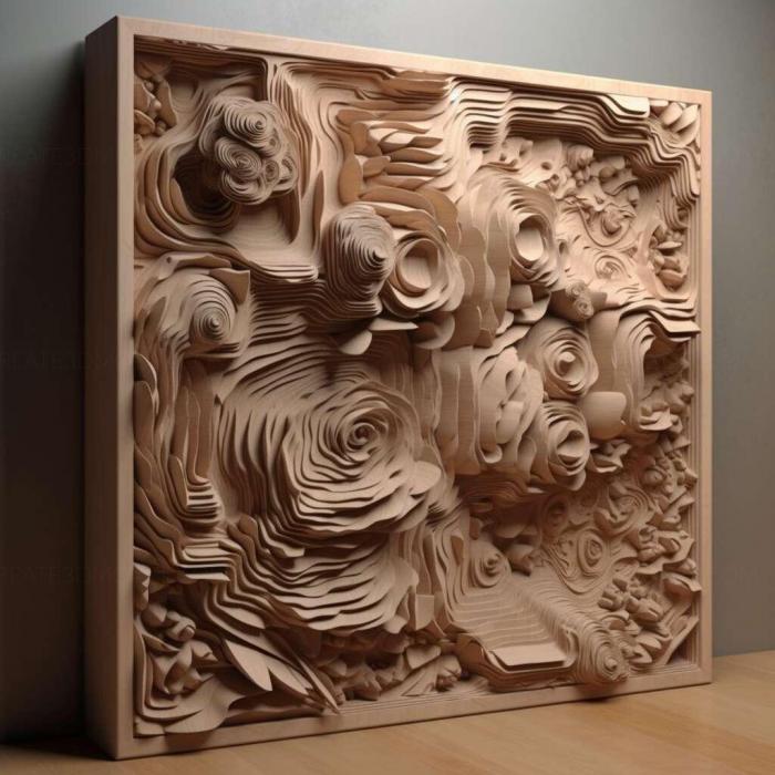 نموذج ثلاثي الأبعاد لآلة CNC 3D Art 